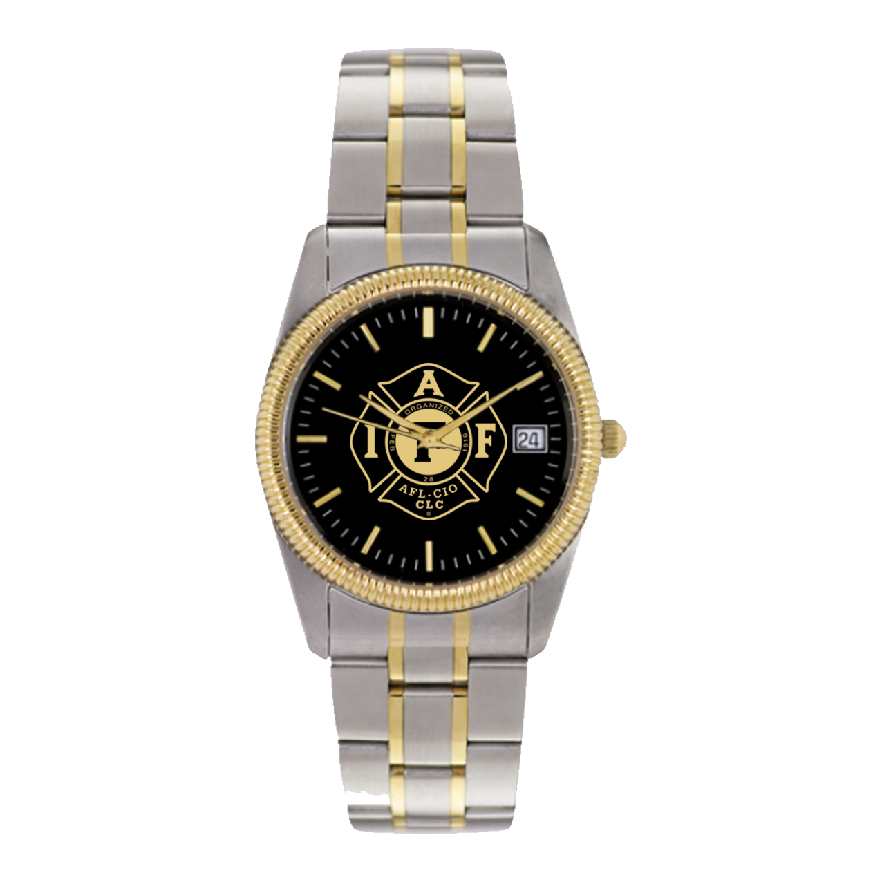 IAFF Two Tone Watch