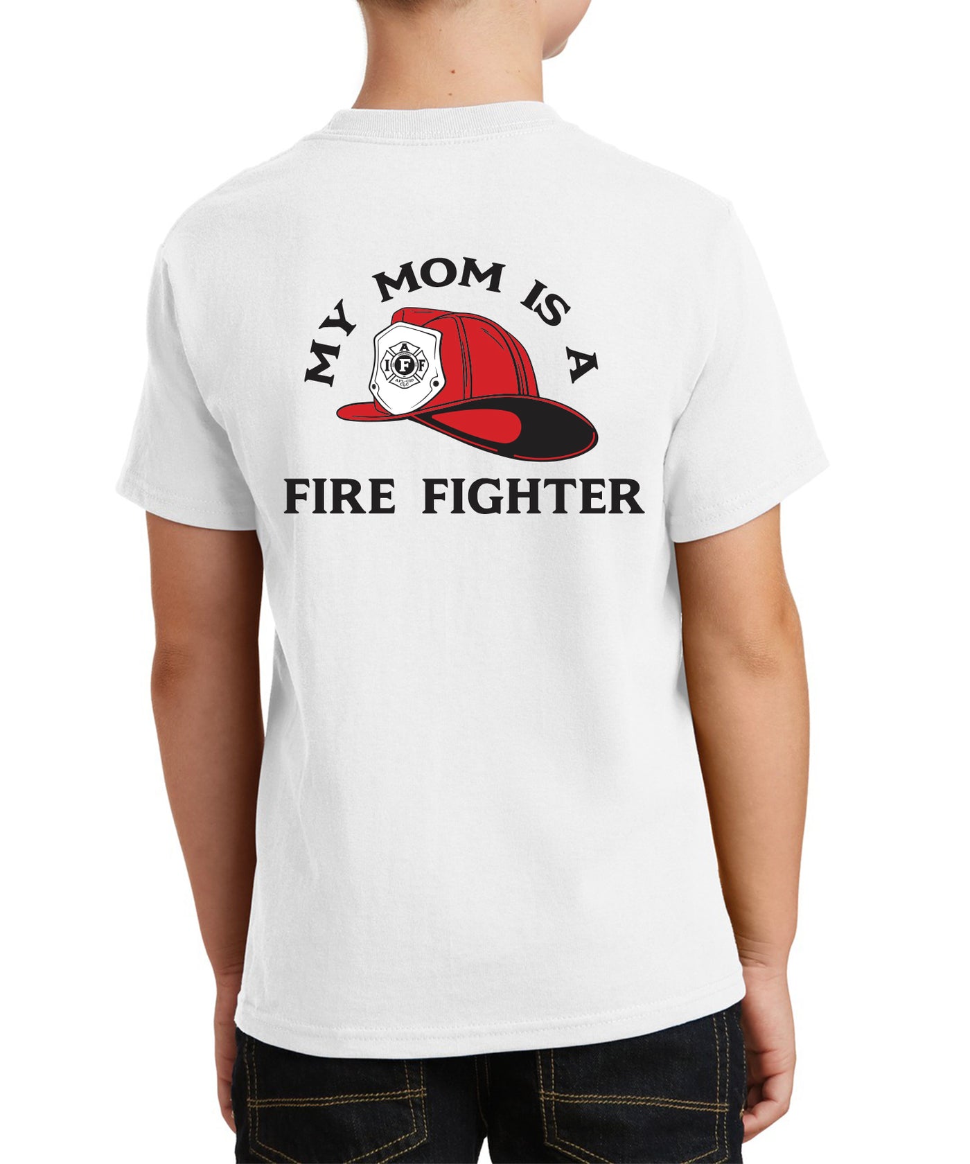 Mom Is A Firefighter Youth Tee