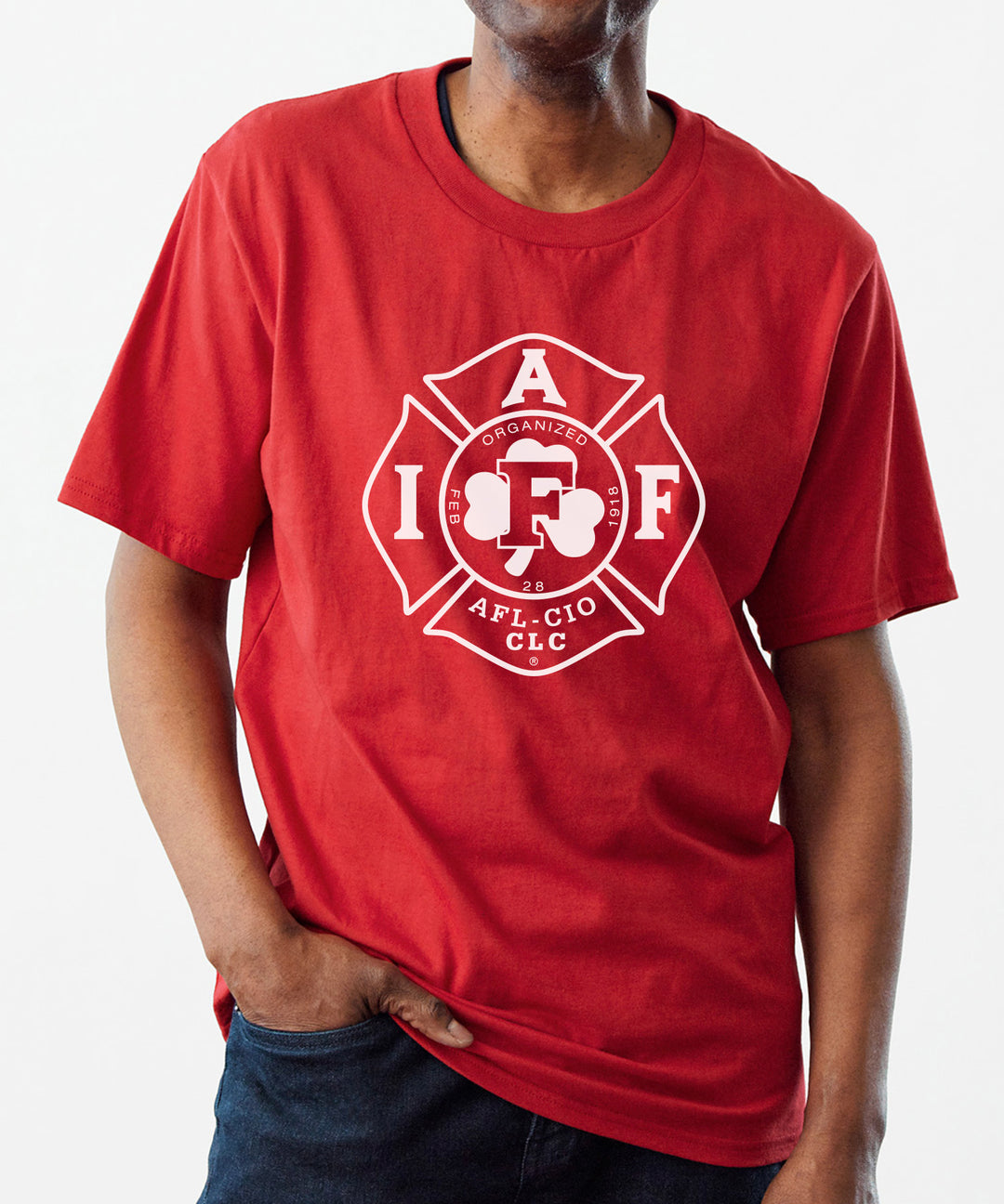 AR_RedTee_ShamrockFullFrontlog