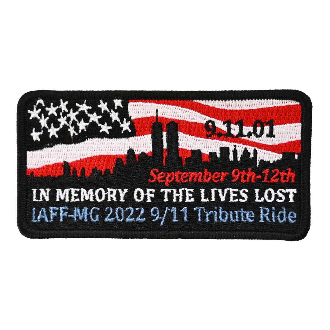 2022 Tribute Ride Patch 9/11