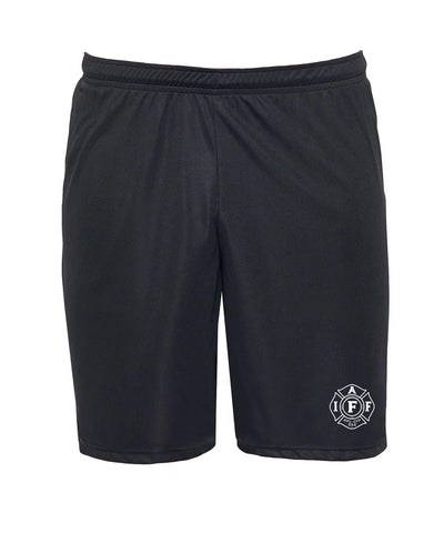 Black IAFF Shorts front