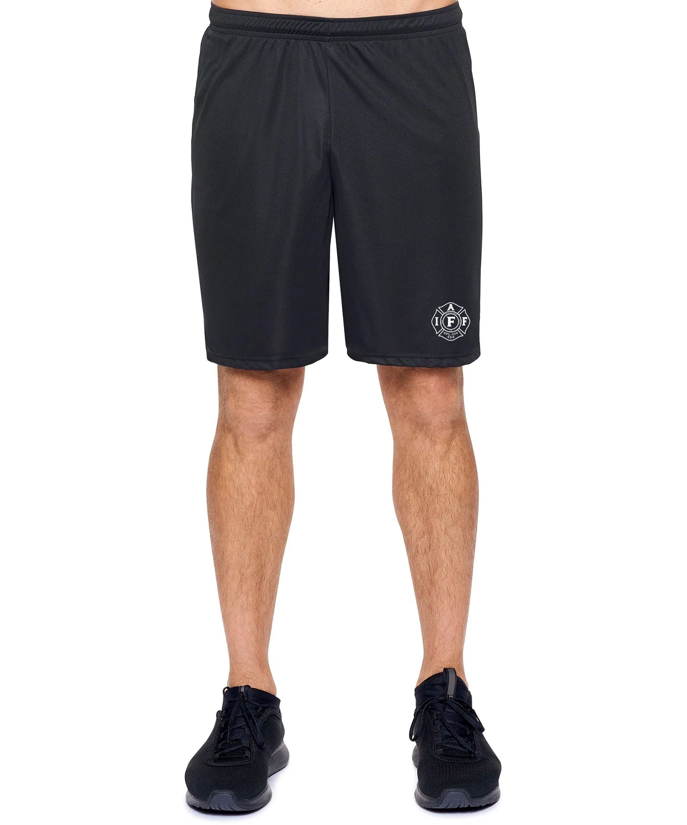 IAFF Shorts Black - front model