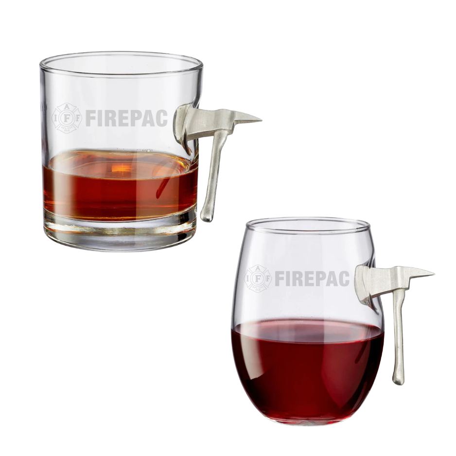 FIREPAC Axe Glass Set – IAFF Online Store