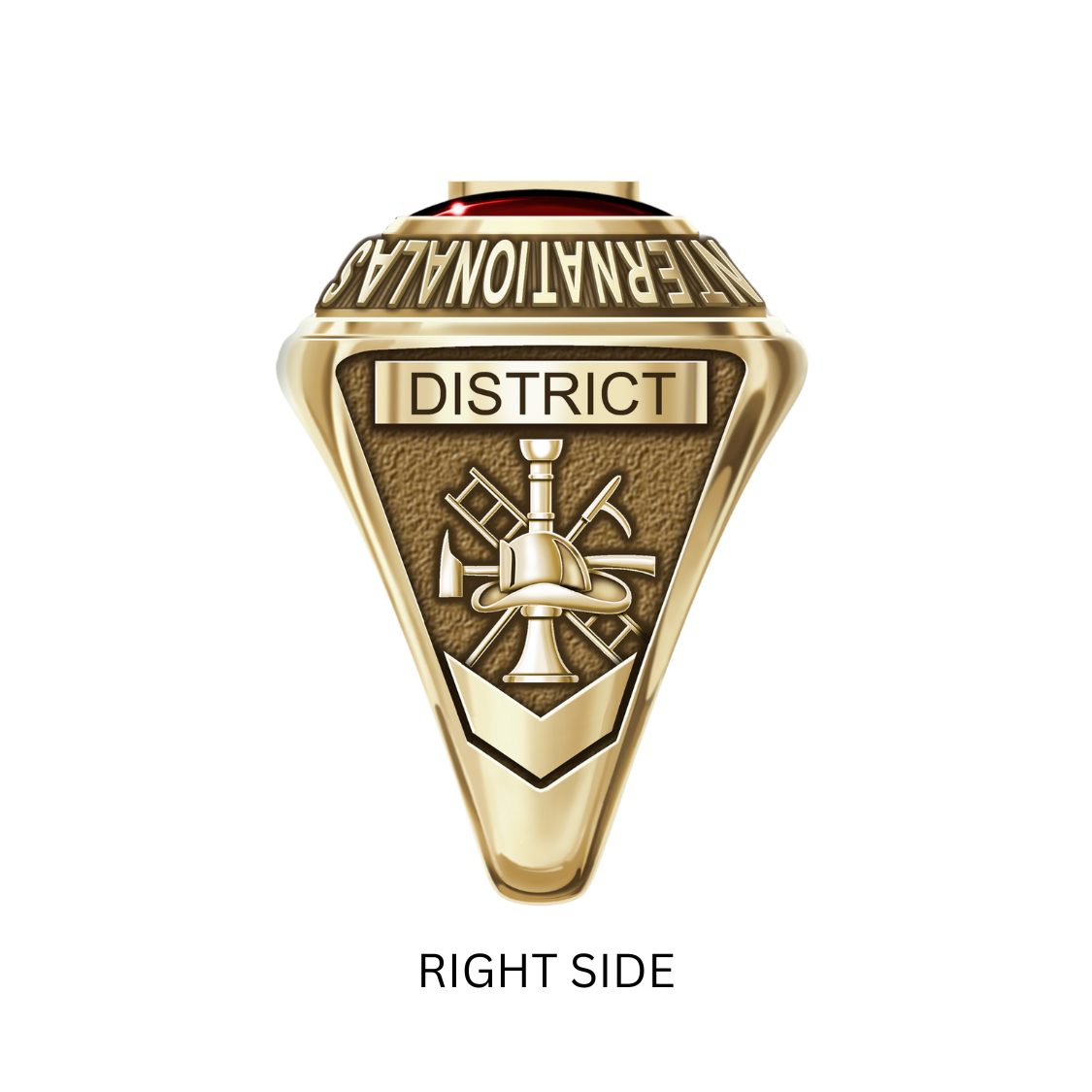 IAFF Member Ring - Gold - Right Side