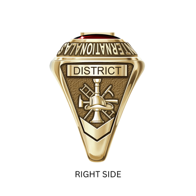 IAFF Member Ring - Gold - Right Side