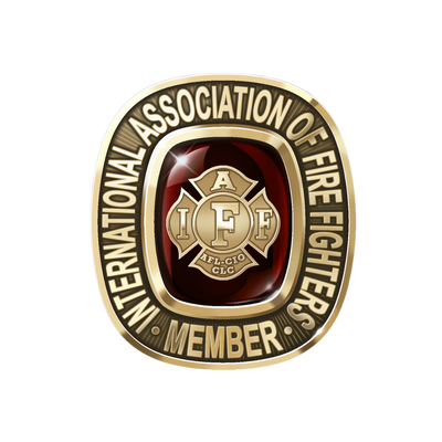 IAFF Member Ring - Gold - top