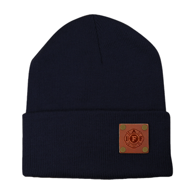 IAFF Riveted Watch Cap - Navy Blue