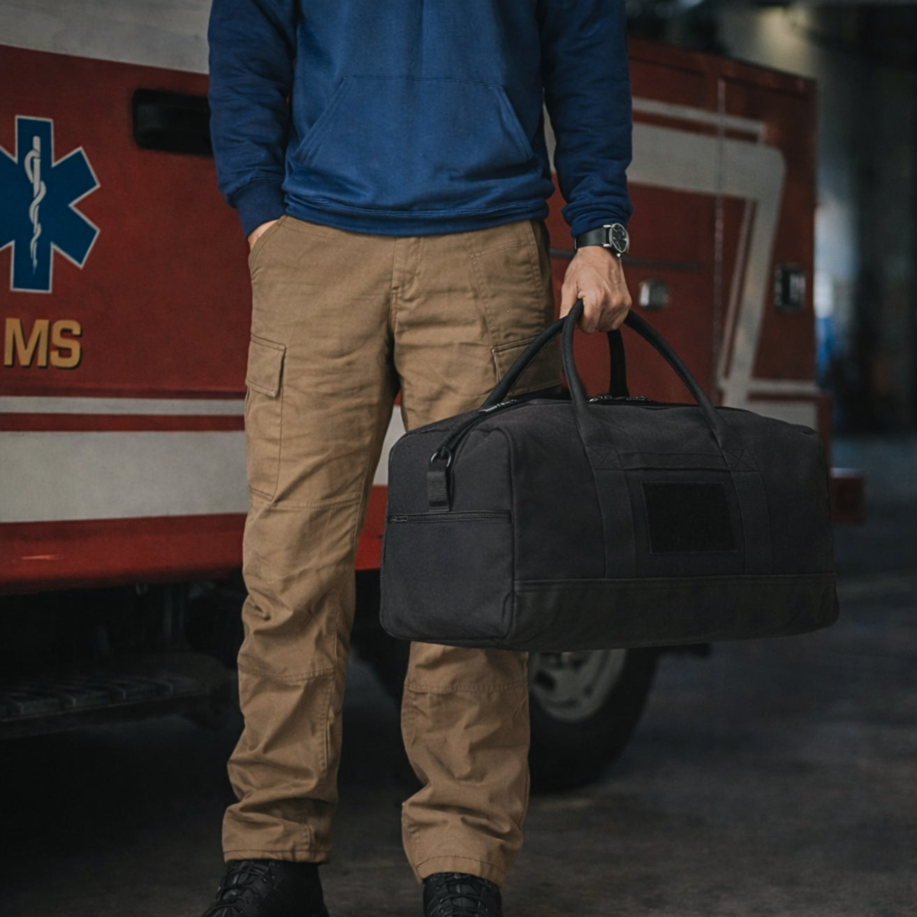 Tactical Black Duffel Bag – IAFF Online Store