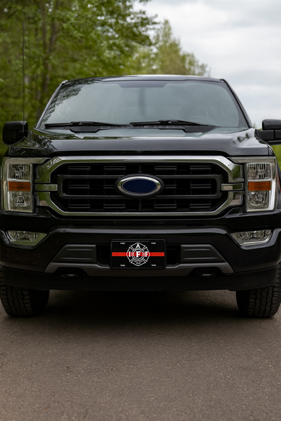 IAFF License Plate Truck