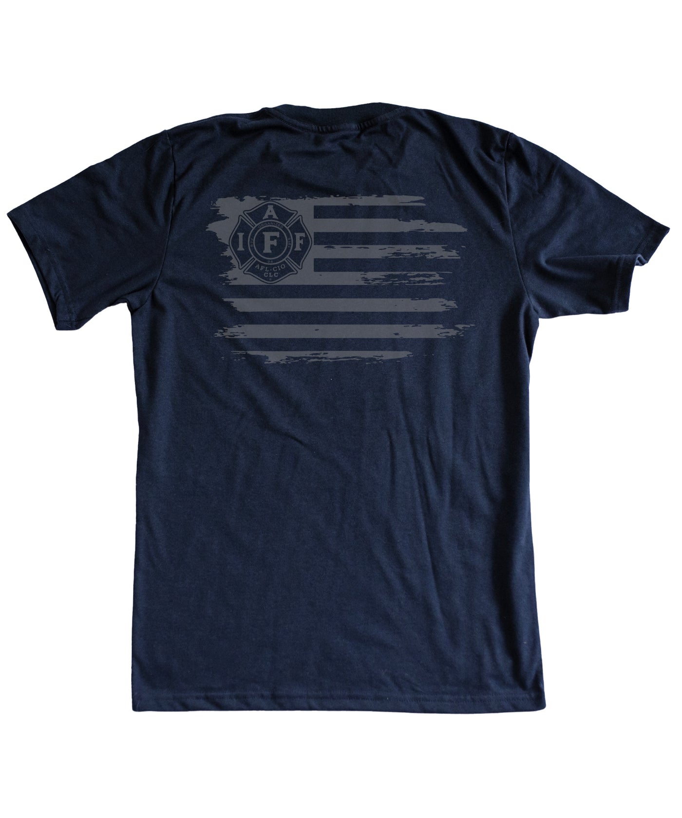 IAFF American Flag Shirt - Back
