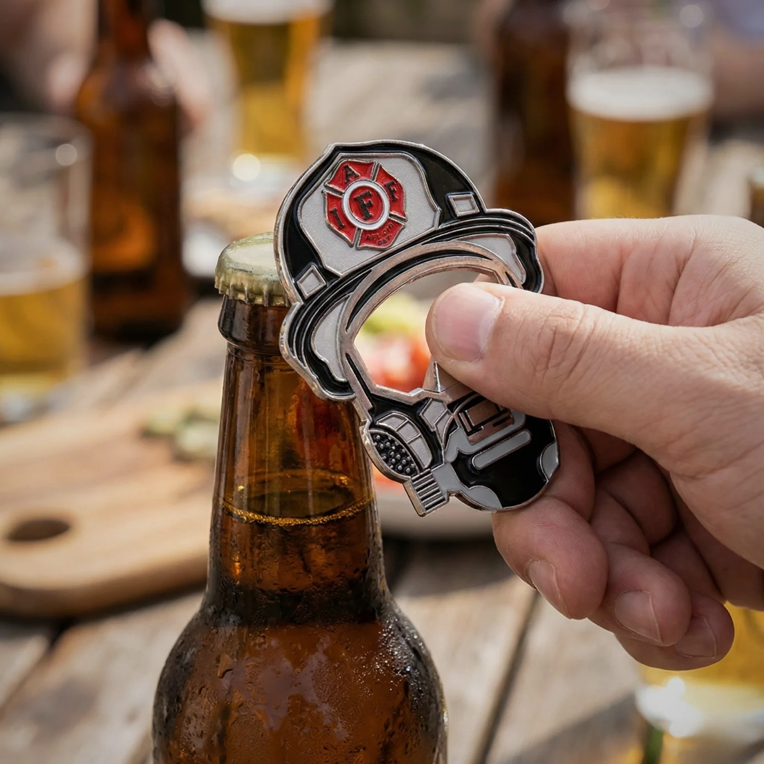 Coin Bottle Riddle Bottle Opener Challenge Coin – IAFF Online Store