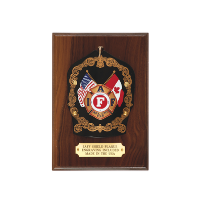 Leather Helmet Shield Plaque