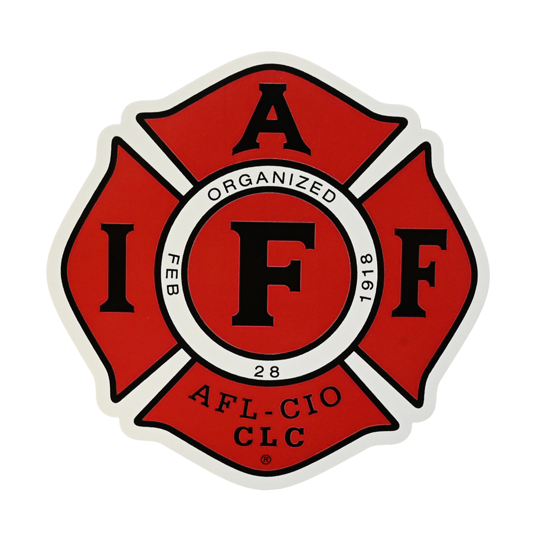 IAFF Red Decal