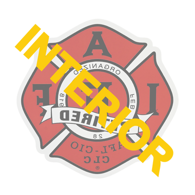 IAFF Retired Decal Interior