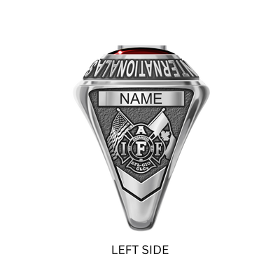 IAFF Member Ring - Sterling Silver - Left Side