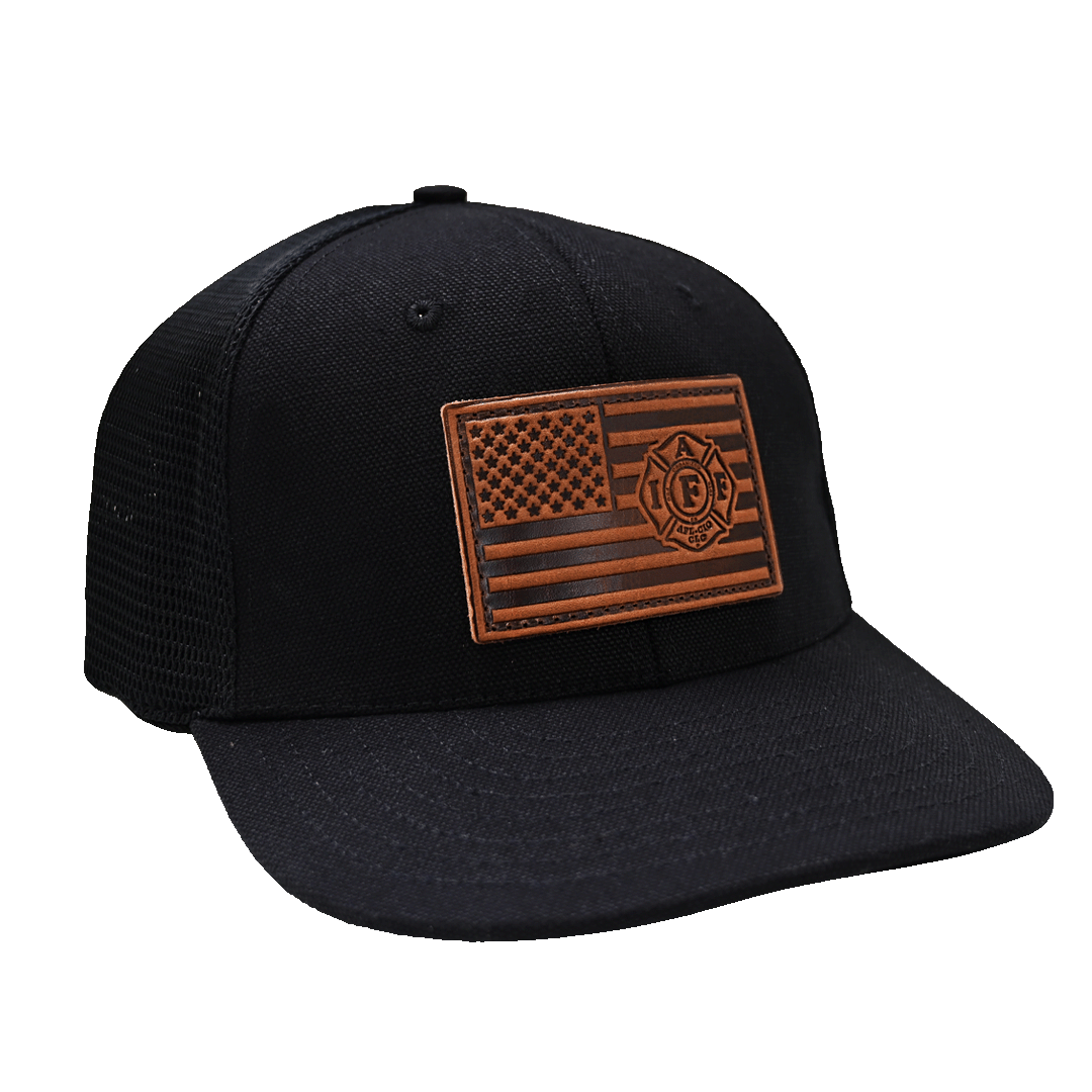 IAFF Flag Hat Black