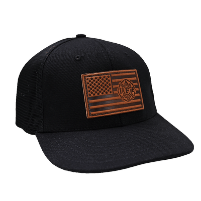 IAFF Flag Hat Black