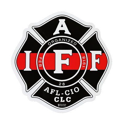Thin Red Line IAFF Decal