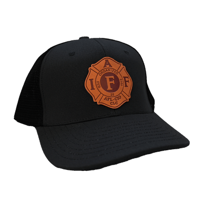 Black IAFF Trucker Hat