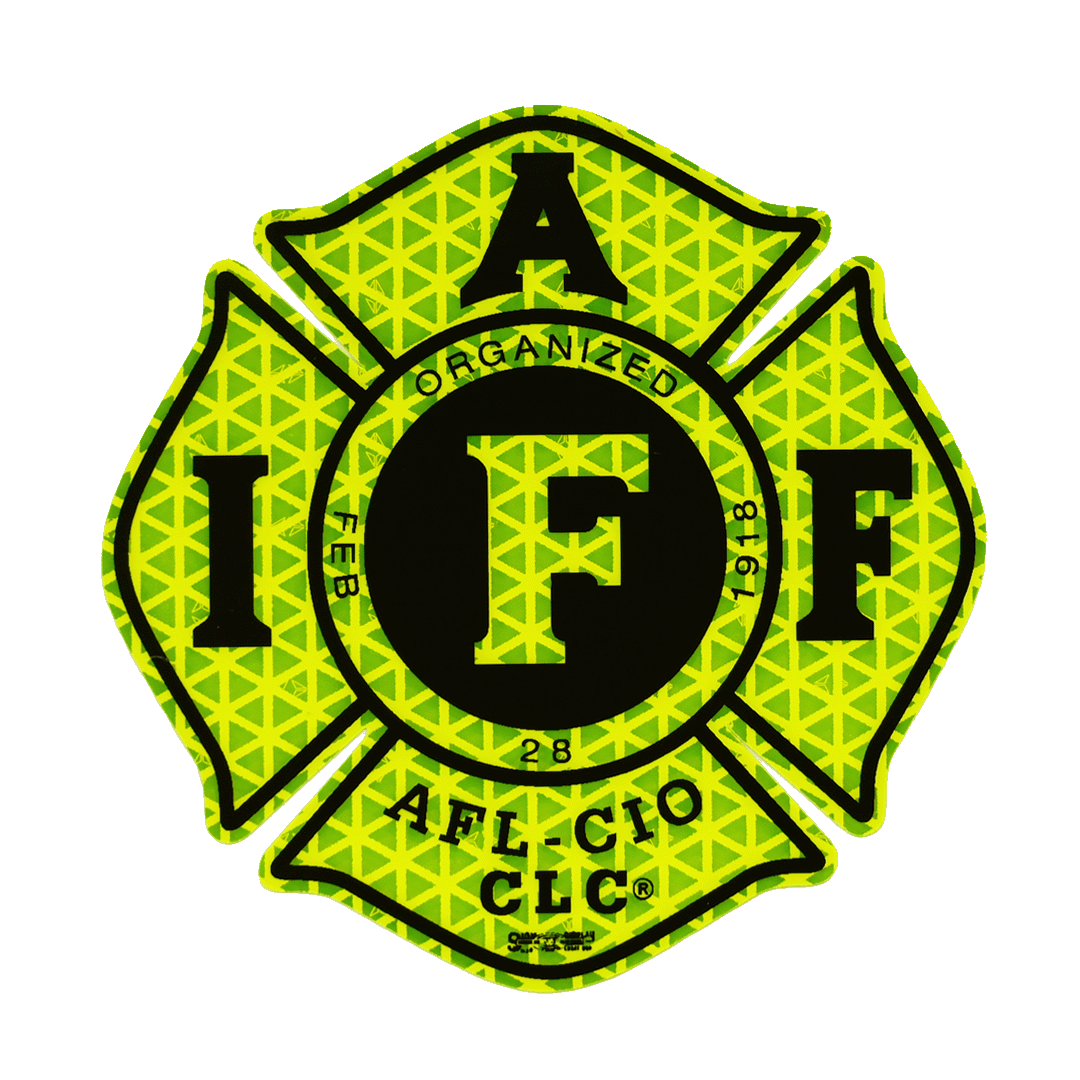 Safety Green IAFF Decal