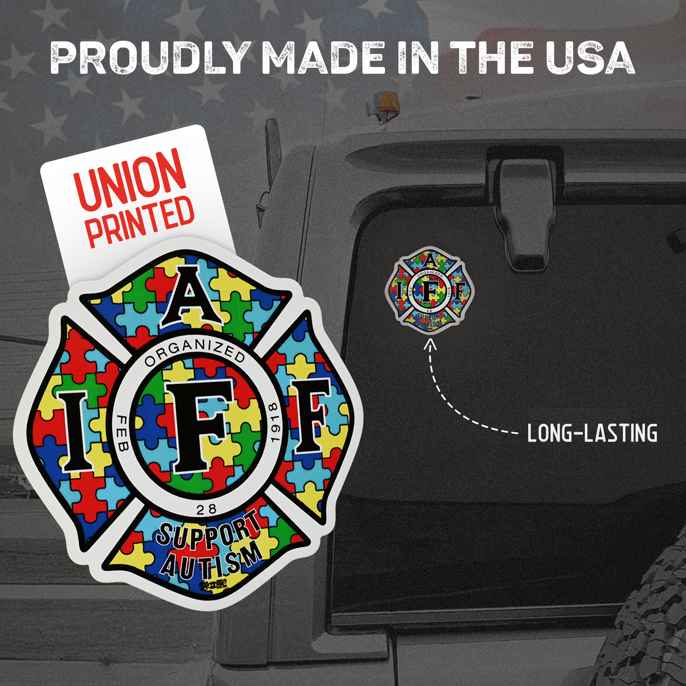 Support Decal Support Autism Decal - 4